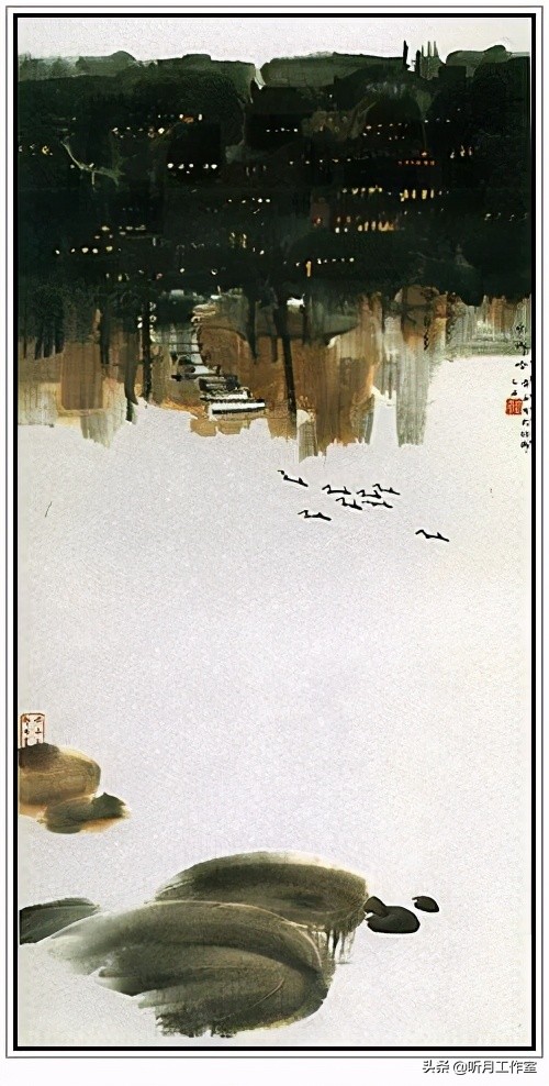 国画大师黄永玉荷花作品欣赏,国画前十名大师级画家作品
