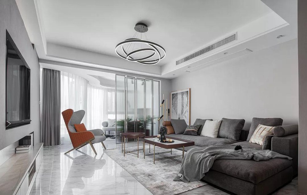 200㎡轻奢大平层：全屋刷漆不凹造型，简简单单，扮靓整个家