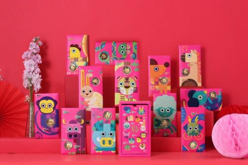 中国黄金金鼠贺岁,金鼠纳福庚子贺岁