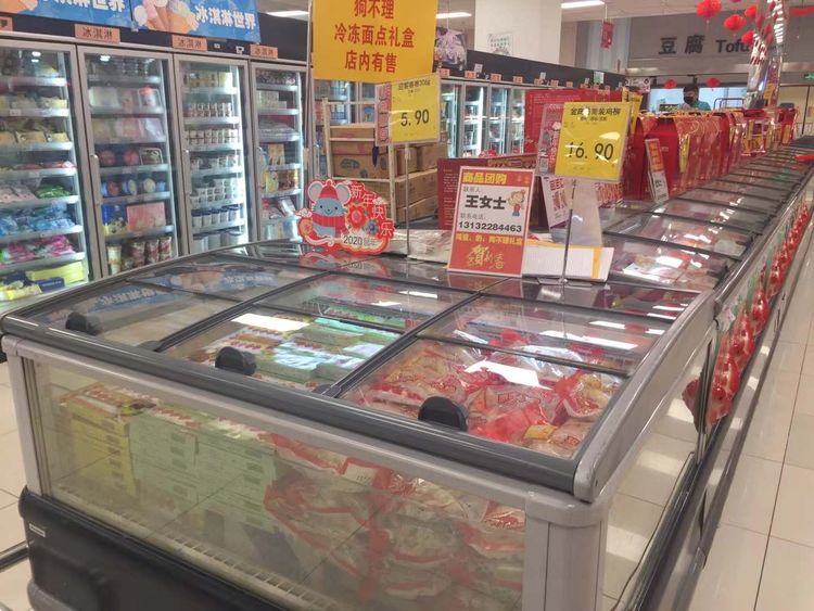 【赛达感动你我】西青开发区永旺超市供货稳定，让货架一直是满满的。