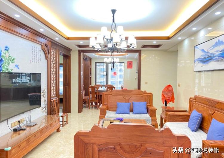 138平新中式装修价格,140平米房新中式装修风格