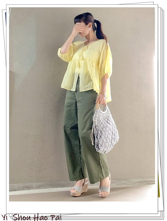 优衣库穿搭夏季女生阔腿裤,优衣库窄版阔腿纯棉女裤