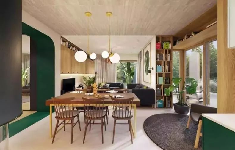 48种客餐厅设计总有一款适合你,客厅餐厅怎么设计好看