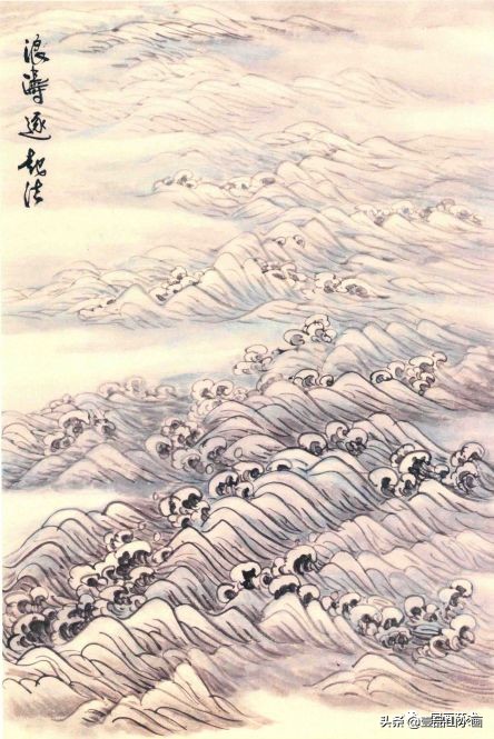 山水画怎样看水是外流的,山水画水流向怎么看