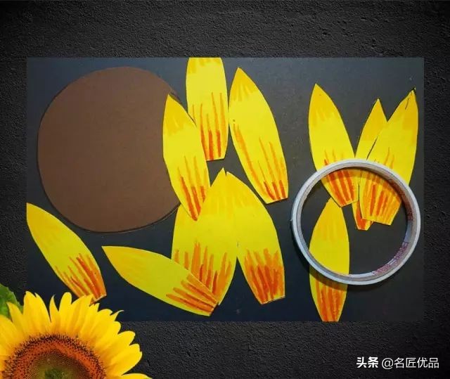 幼儿园向日葵绘本手工制作简单的,向日葵手工diy图片大全大图