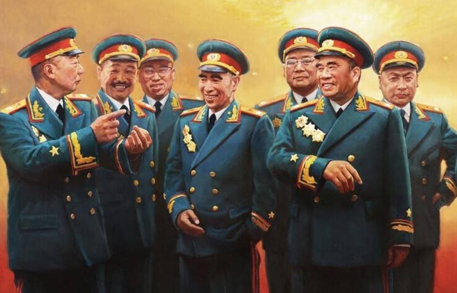 1955年授衔仪式珍贵影像资料,1955年授衔的十大元帅