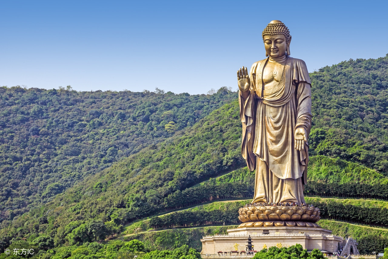无锡二十年前的灵山大佛原貌,观佛像的感悟