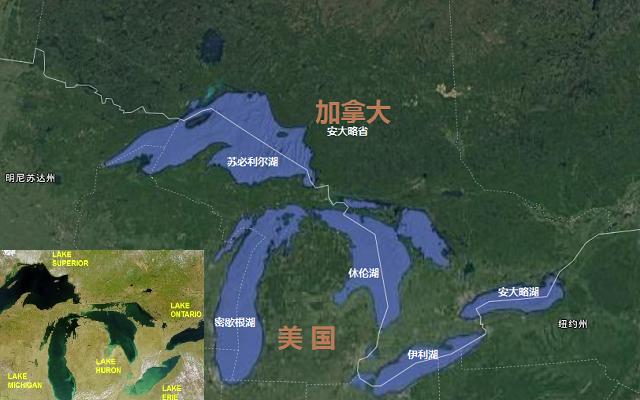 觊觎五大湖出海口，美国人不惜发动战争，未遂，开挖“克林顿沟”