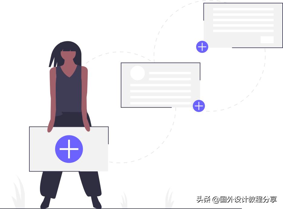 扁平矢量插画教程,矢量扁平插画怎么画