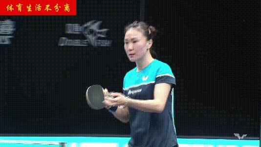 单晓娜直板正胶正手推挡技术,单晓娜正手正胶