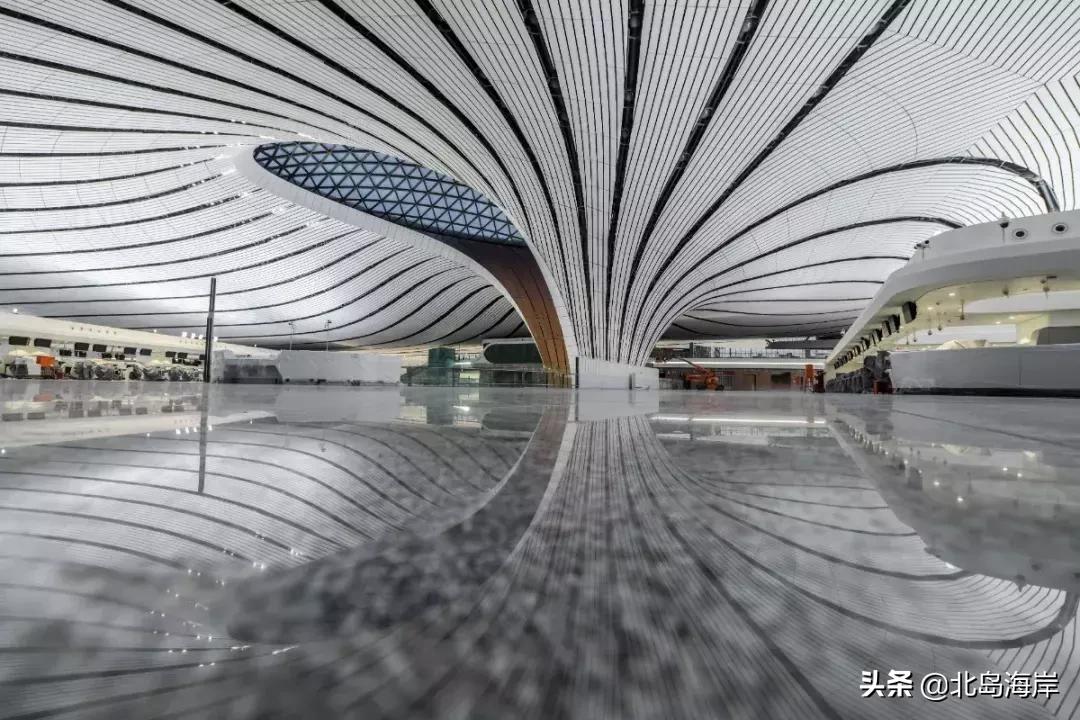 北京大兴机场建设进度照片,北京大兴机场内部高清图片