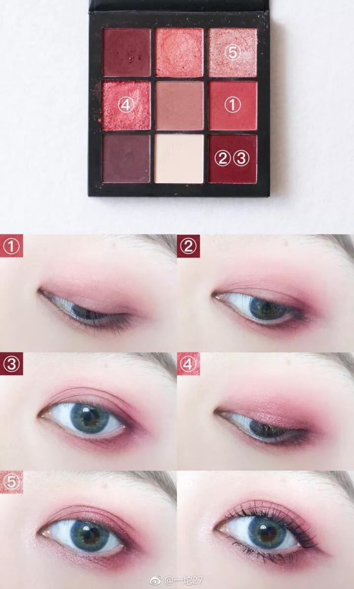 秋冬可爱酒红妆容,秋冬温柔妆容方圆脸