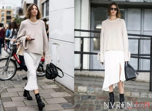 毛衣包臀裙怎么搭配好看,秋冬包臀裙加毛衣穿搭