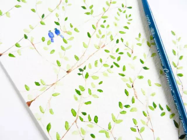 用吸管吹成的水彩画,吸管笔水彩画教程