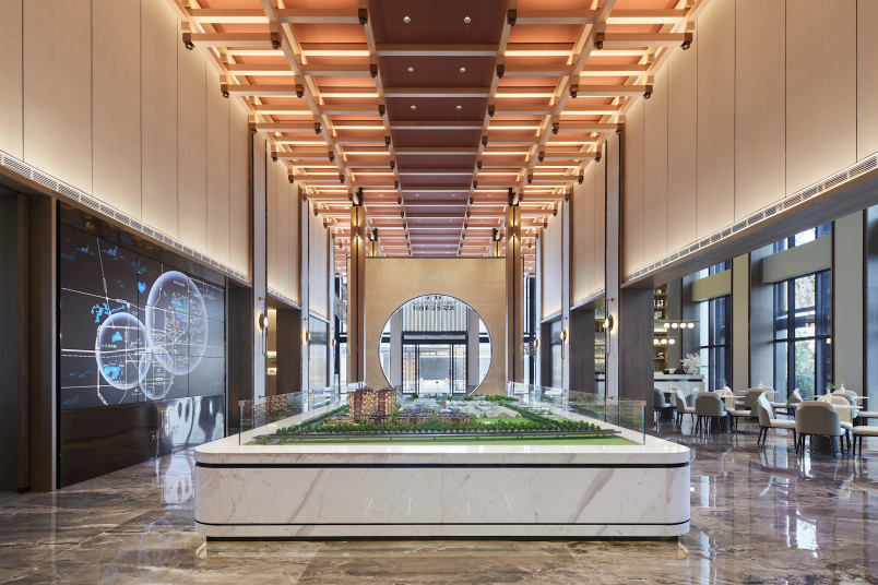 徐州潘安湖大华售楼处,大华潘安湖首府样板间