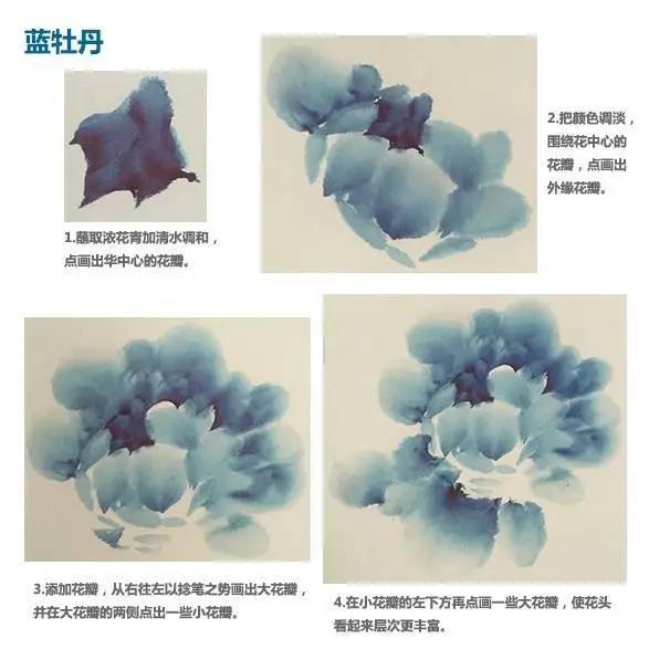 学习写意牡丹画的方法,学习写意牡丹画的步骤