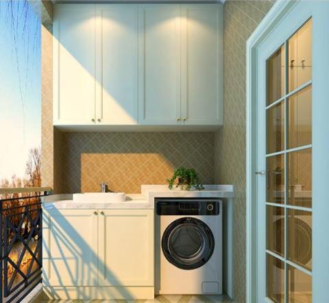 阳台洗衣机怎么放合理,洗衣机放阳台下水注意事项