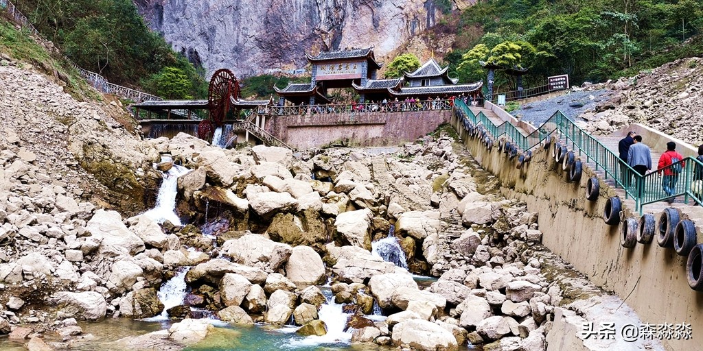恩施清江大峡谷蝴蝶岩讲解,清江峡谷蝴蝶岩