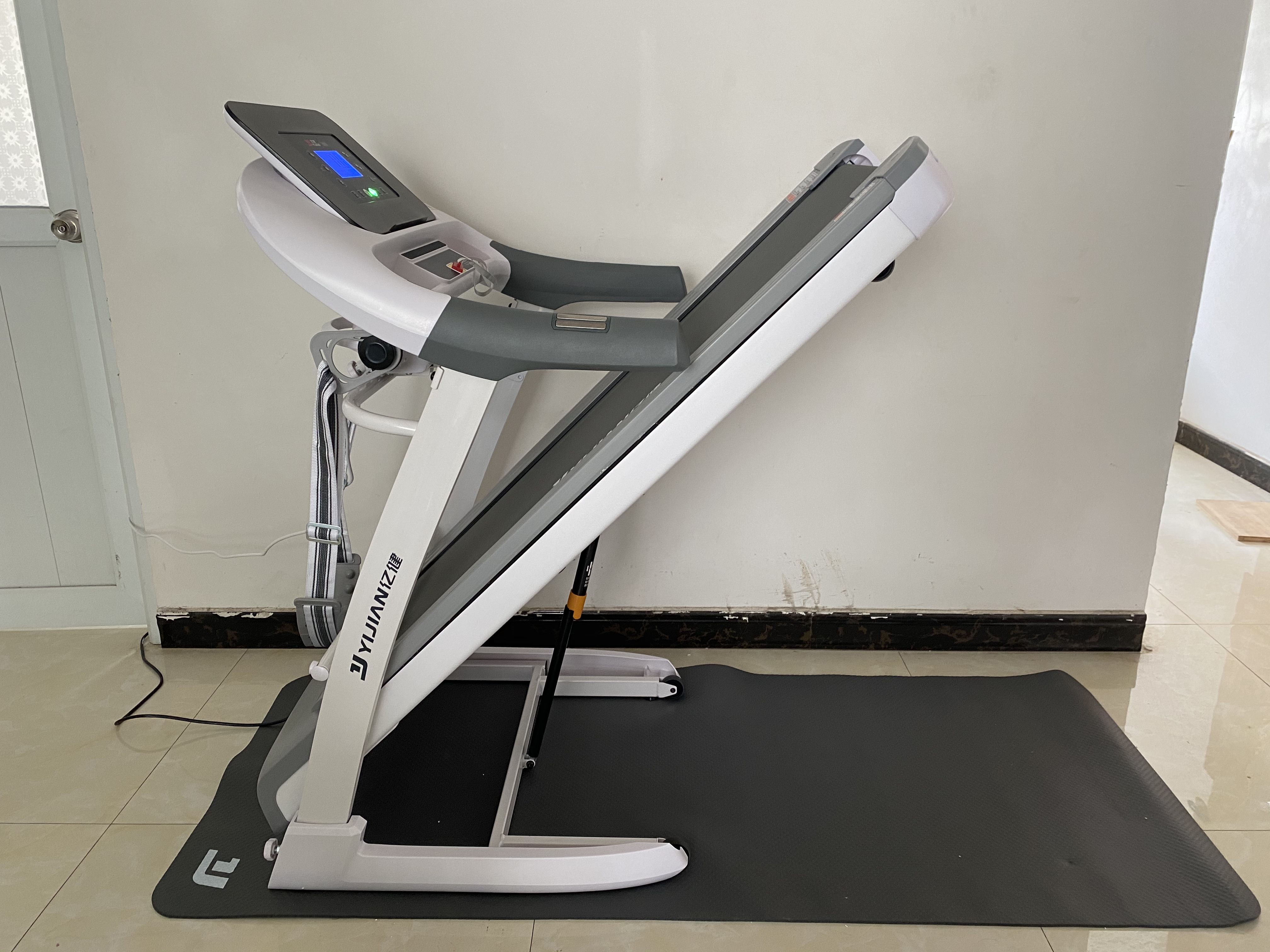 智能控速折叠跑步机,亿健精灵elf跑步机使用教程