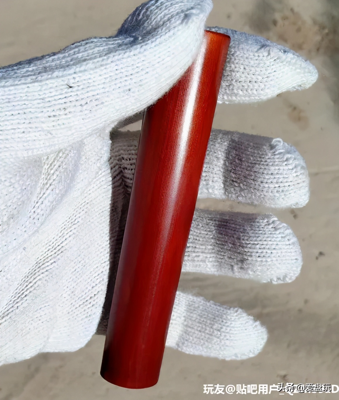 实心竹手把件怎么盘养,如何把竹子盘变色