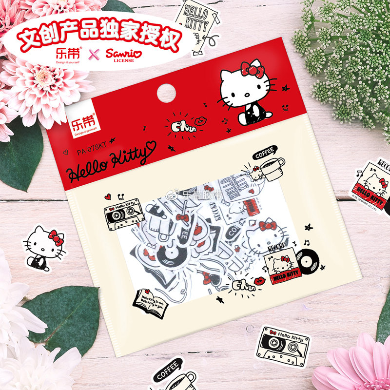hellokitty手帐贴纸图片,hellokitty的做手帐的贴纸图片