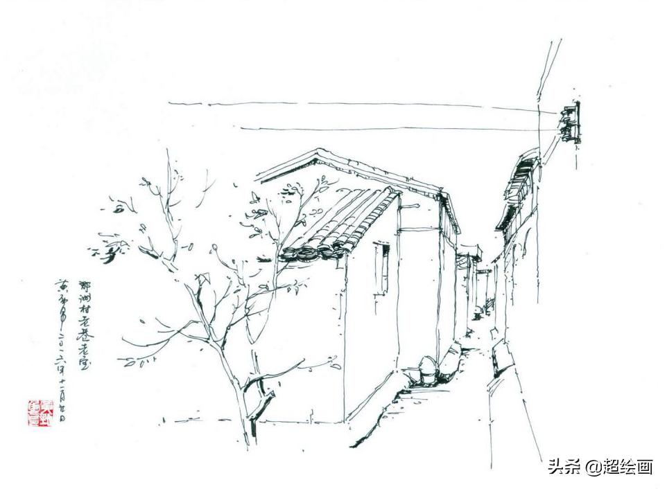 十大顶级钢笔画速写,钢笔速写100幅图片