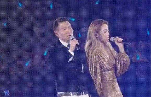 容祖儿张学友刘德华,容祖儿演唱会刘德华出场