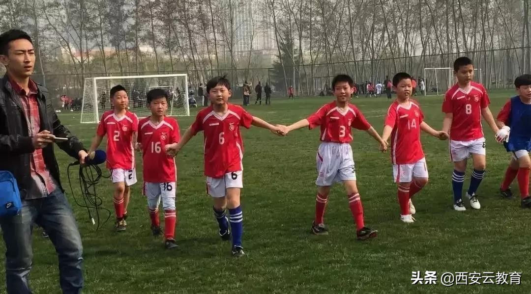 学校足球运动风采,陕西师范奥林匹克花园