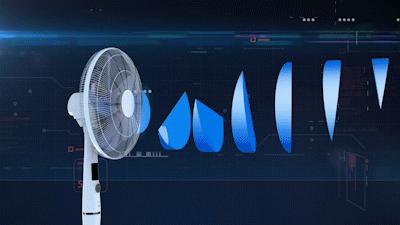 多功能可折叠可伸缩风扇,空气循环加湿落地风扇