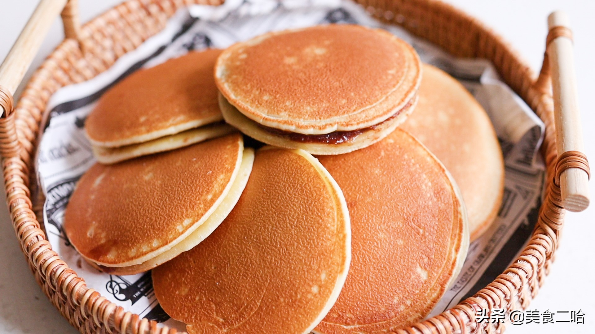 90后的童年回忆-铜锣烧，酥软甜蜜，让人越吃越爱