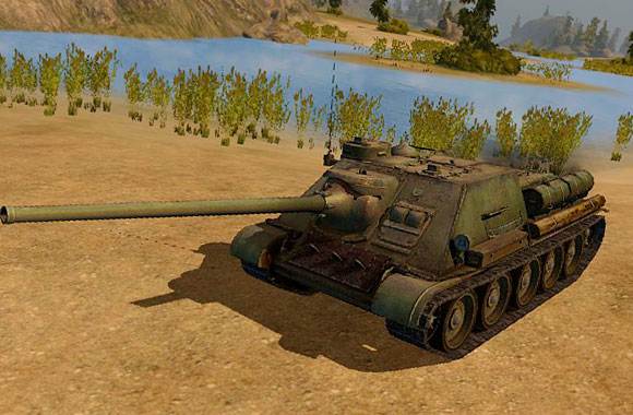 坦克世界su-100,坦克世界苏联su100