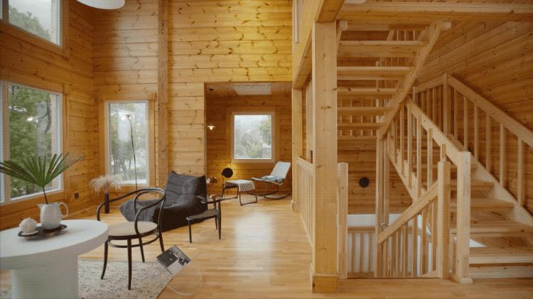 北京夫妻用200根木头造木屋过日子,北漂夫妻改造四合院