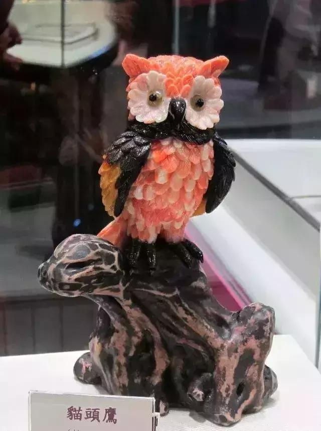 台湾红珊瑚博物馆雕刻作品展,台湾故宫最大的红珊瑚