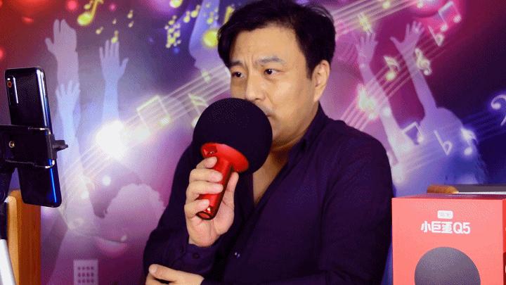 唱吧g2小巨蛋手持q5麦克风,唱吧k歌宝小巨蛋q5麦克风送礼