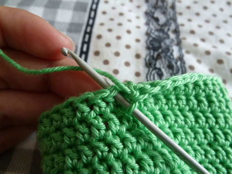 钩织护指套教程,半指分指手套钩织教程