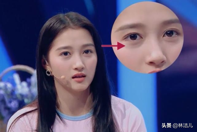 关晓彤的极线眼妆,关晓彤清冷感眼妆教程