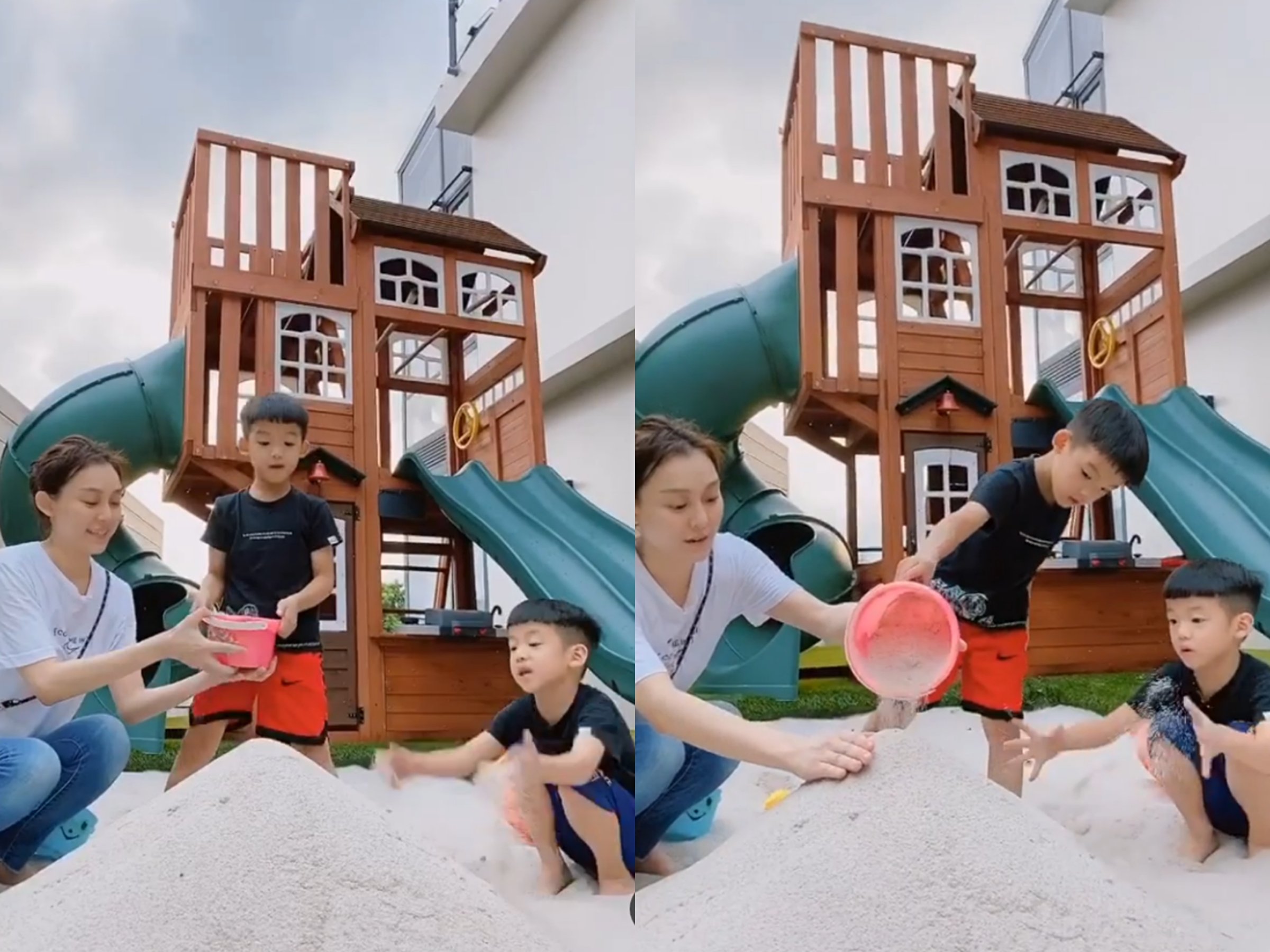 范玮琪晒日常生活照,范玮琪晒亲子照