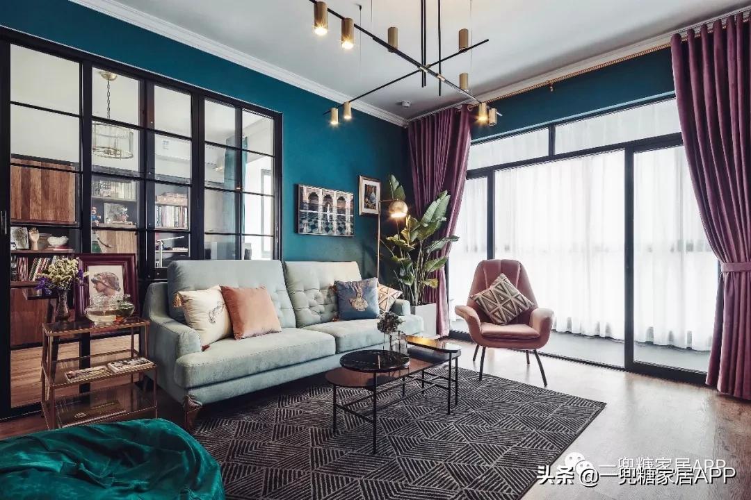 155平法式轻奢风格成都,成都120平灰色系美式风格