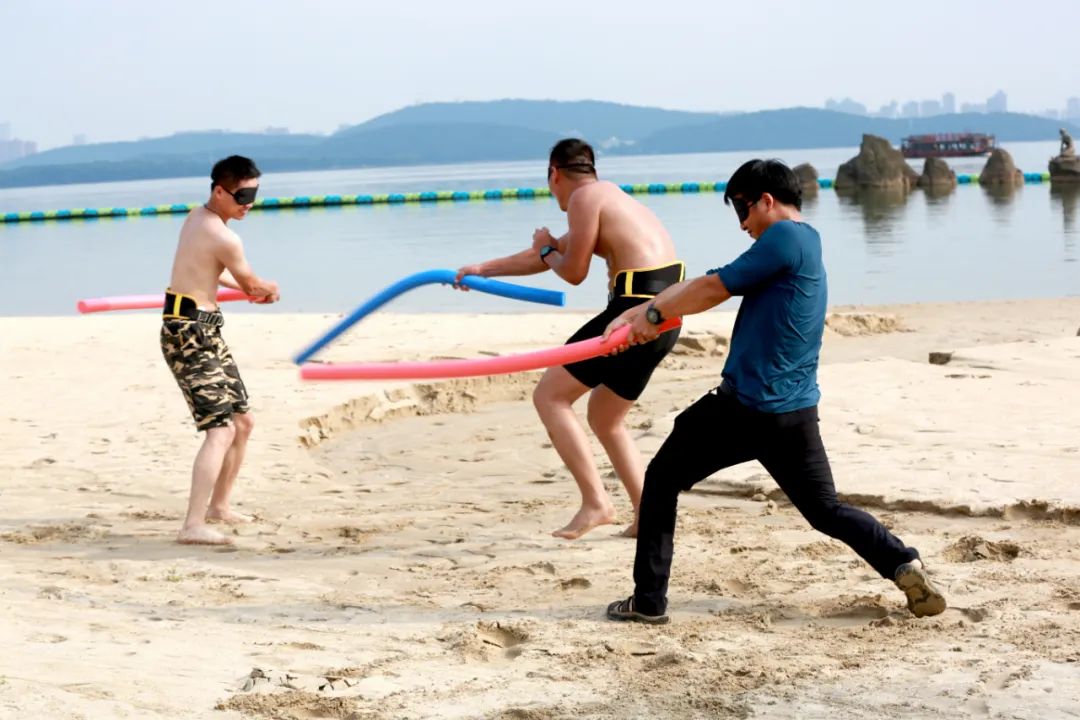 在海沙里打滚,东湖内藏着武汉“小巴厘”