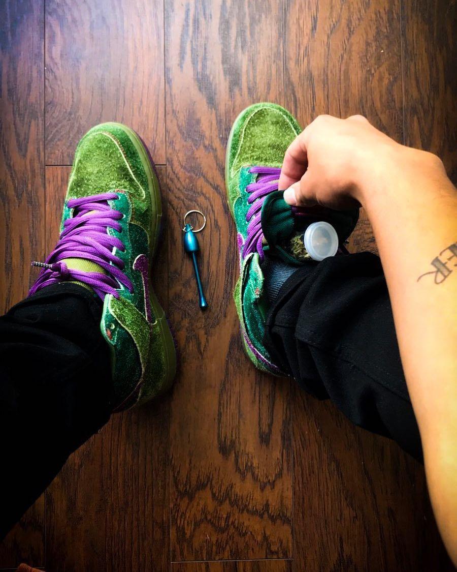 nikedunk经典试穿特写,nike经典dunk高帮