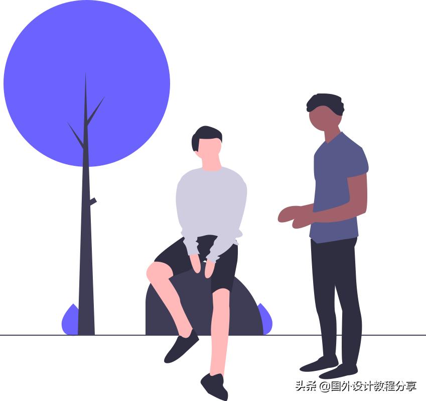 扁平矢量插画教程,矢量扁平插画怎么画