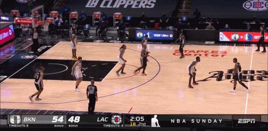 20210222篮网VS快船全场比赛攻防细节分析（上）