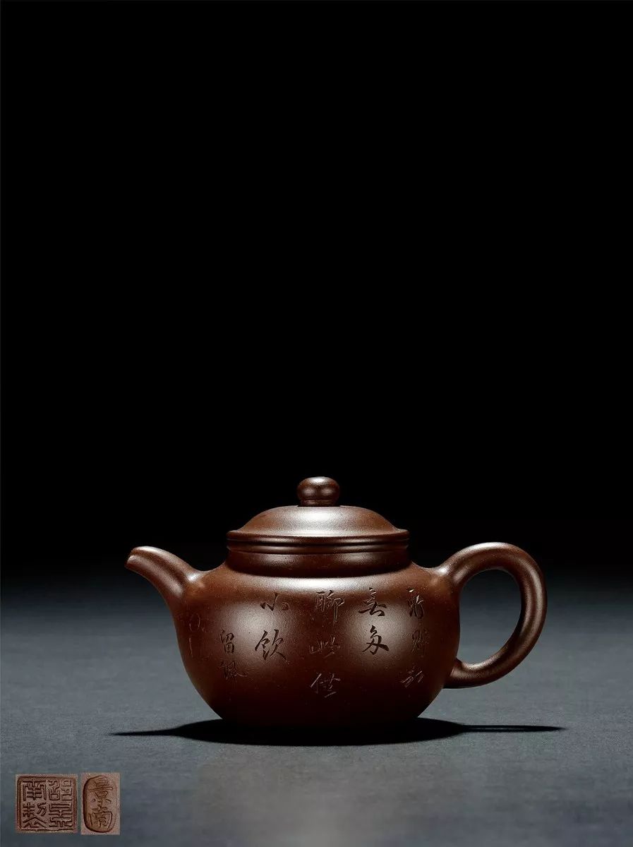 陈鸣远松鼠柿子壶,陈鸣远真品紫砂笋形茶壶拍卖价