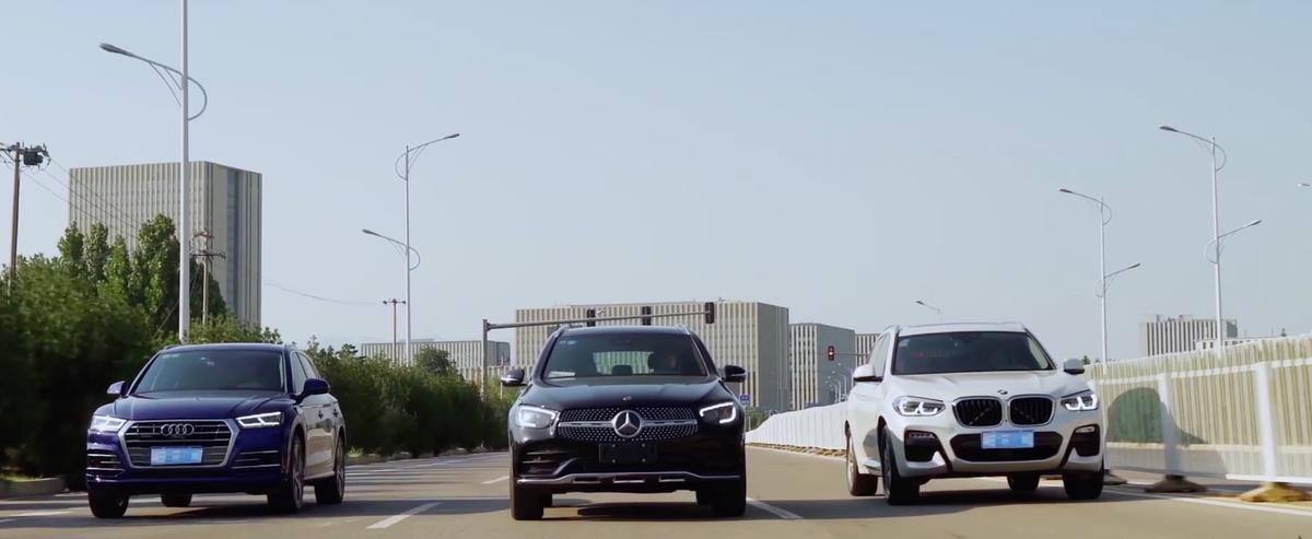 将奔驰、宝马、奥迪放在一起比主动刹车，结果差距也太大了