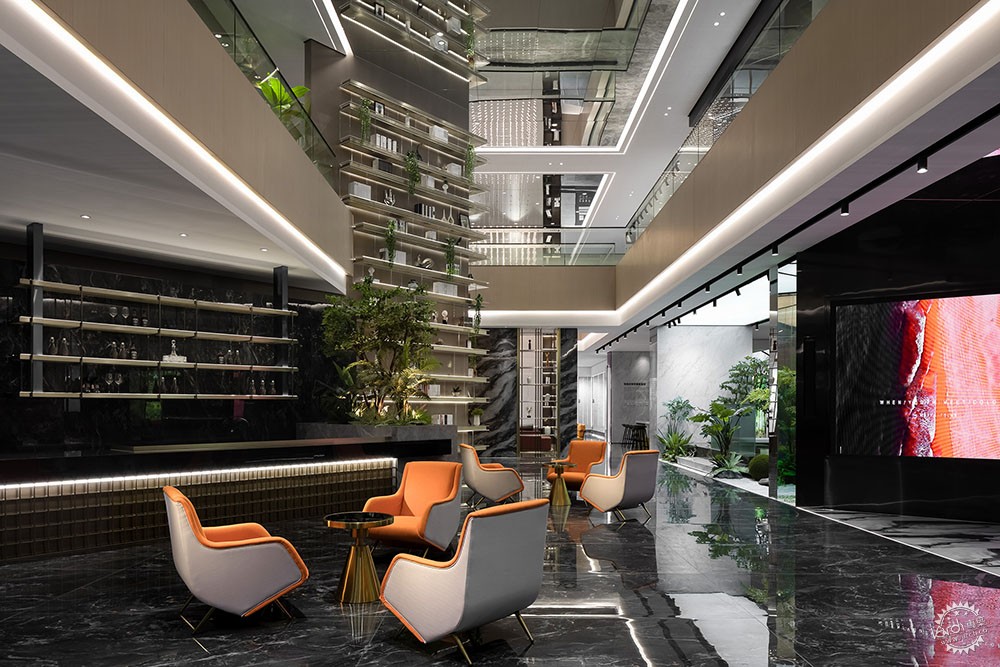 汇亚瓷砖展厅效果,汇亚陶瓷生产基地