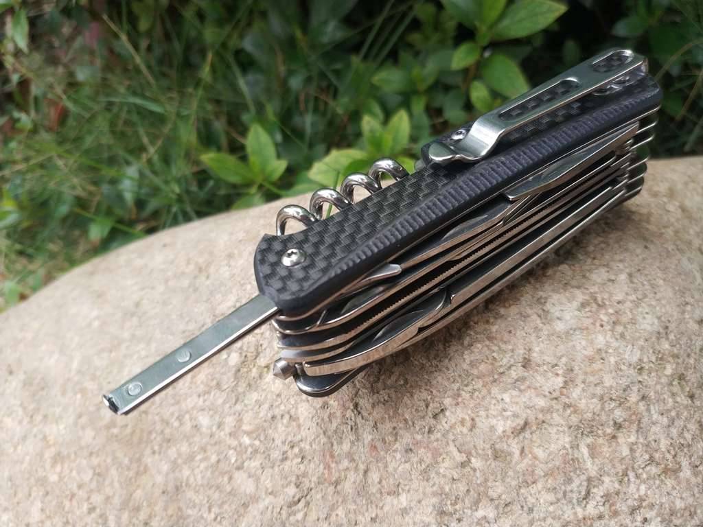 三刃木wa761开箱,三刃木wa761多功能军刀