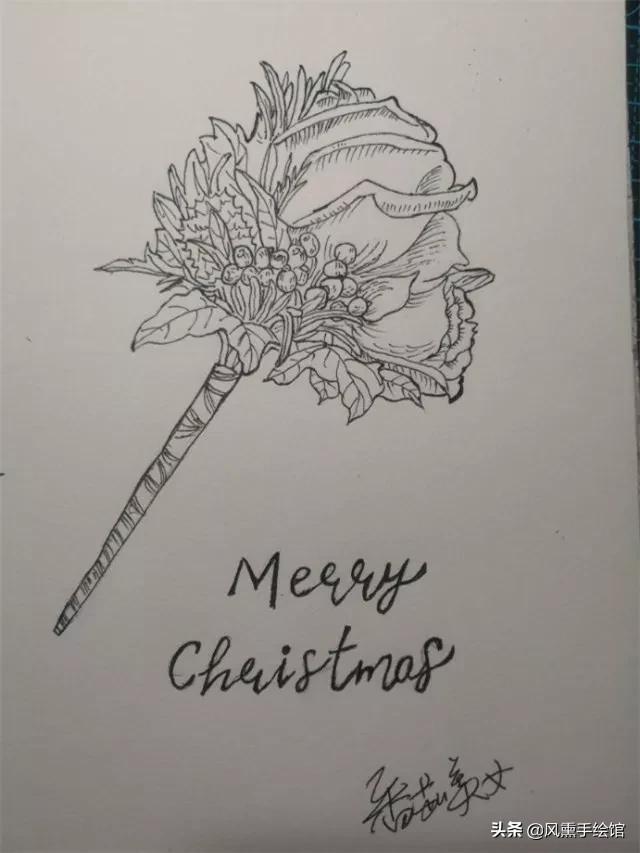 圣诞贺卡手工创意,圣诞节贺卡美术作品