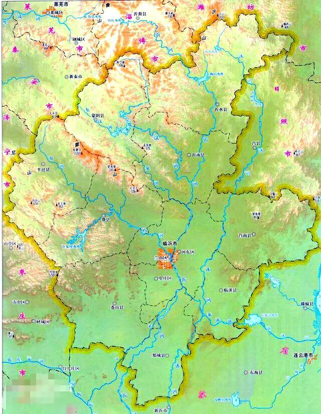 临沂二中北校区地区,临沂二型大城市