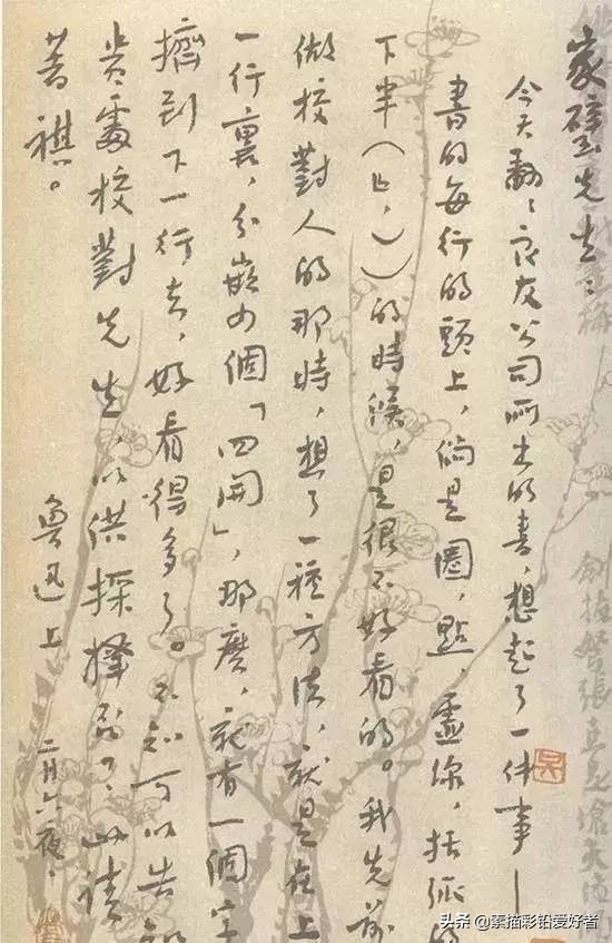 写给鲁迅的先生的一封信,高级的信