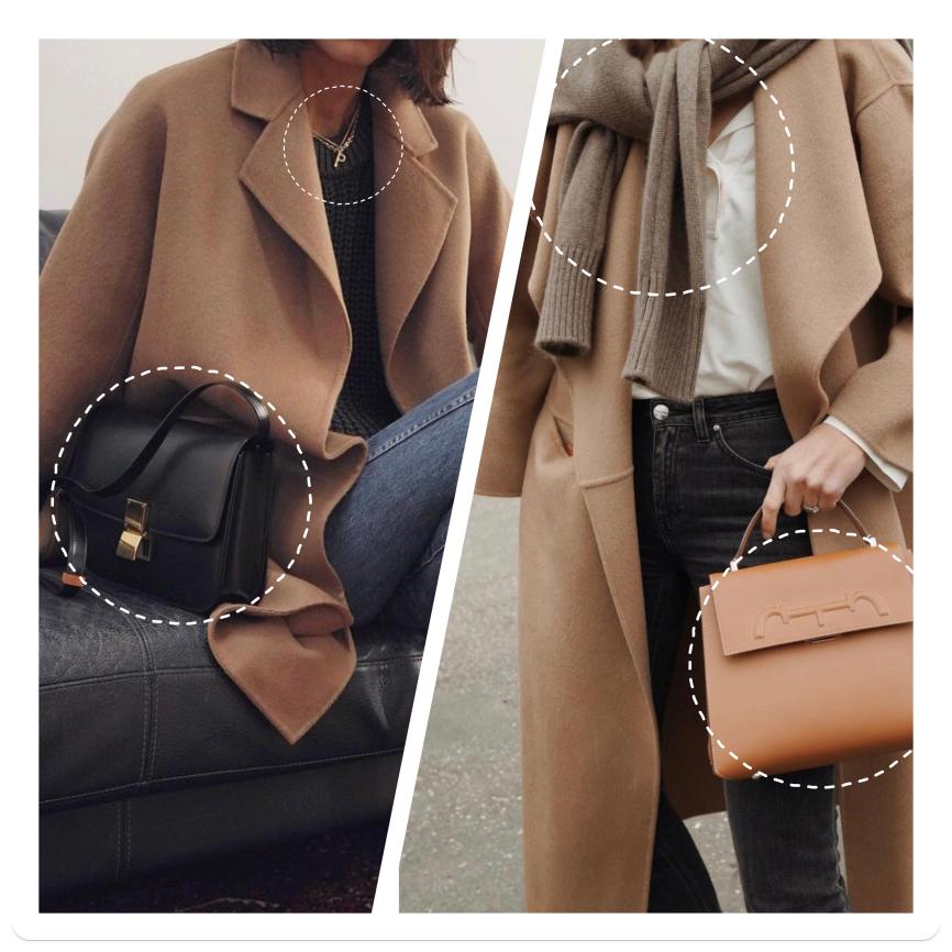 驼色大衣的10种经典穿法,驼色大衣穿搭减龄街拍